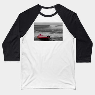 Red Gun-surfboard -Waimea Bay Baseball T-Shirt